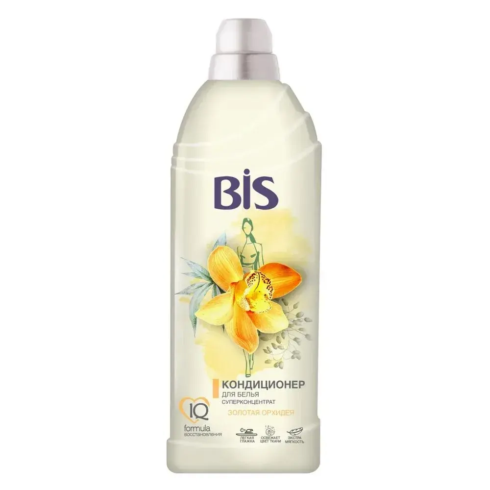 BIS Кондиционер для белья концентрированный Золотая орхидея 900мл, блок 6шт.