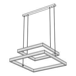 Citilux Дуэт CL719K210 LED Люстра подвесная с пультом Белая