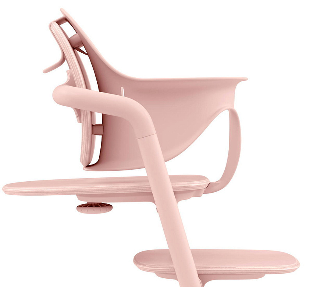 Стульчик для кормления Cybex Lemo 4 в 1 с мягкими чехлами Comfort Inlay Pearl Pink/Stone Blue