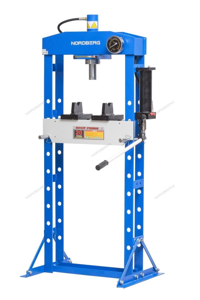 Напольный гидравлический пресс с ручным приводом NORDBERG 20 тонн