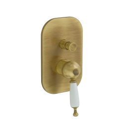 Смеситель встроенный с переключателем  Migliore Oxford 19098 бронза