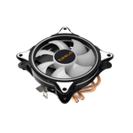 Кулер для CPU TESLA 1040RGB, 1х120мм, 1600rpm, 3-pin, Al+Cu, серебристый-черный-белый/RGB, 51.3CFM, 25.1дБ, 4-PIPE(прямой контакт), TDP 155Вт, INTEL 1700/1200/115x/775/1366, AMD AM5/AM4/AM3(+)/AM2(+)/FM2(+)/FM1/754/940/939 (TSL-1040-RGB)