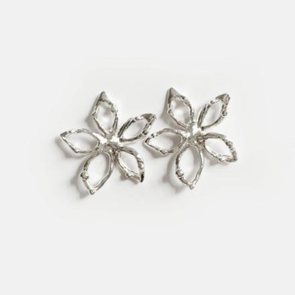 серьги цветы