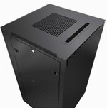 Шкаф напольный 19", 18U Cabeus SH-05C-18U60/60-BK