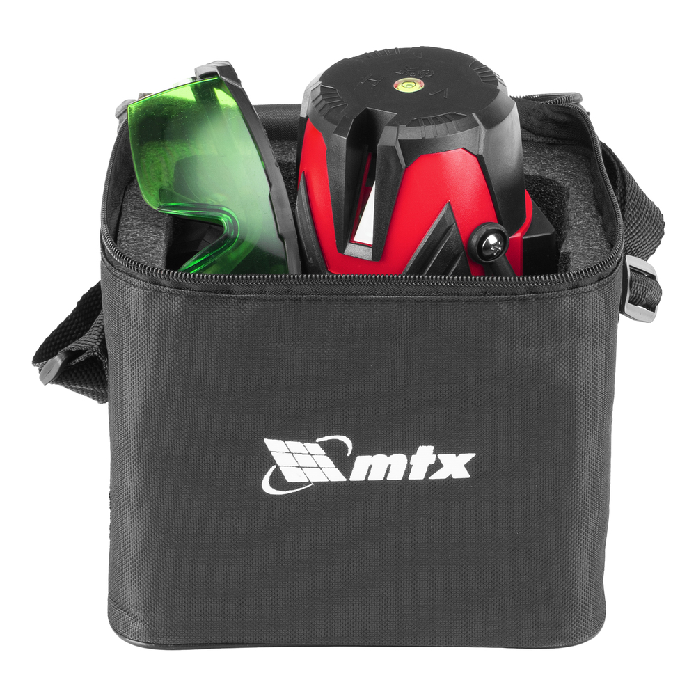 Лазерный уровень MXL GREEN, 30 м, зеленый луч, акк. Li 2400 mAh, сумка, резьба 5/8" MTX
