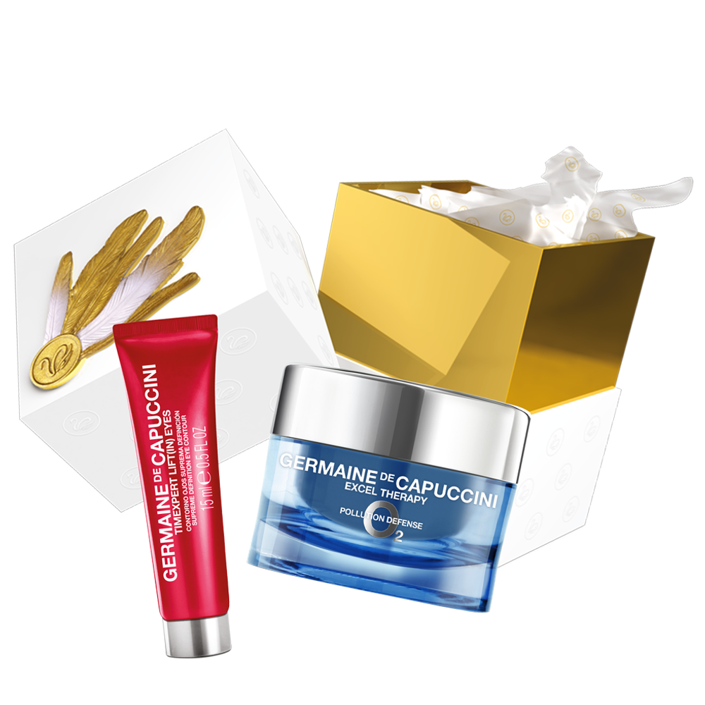 GERMAINE DE CAPUCCINI Golden Hours Excel Therapy O2 Cream +LIFT(IN)EYE C15