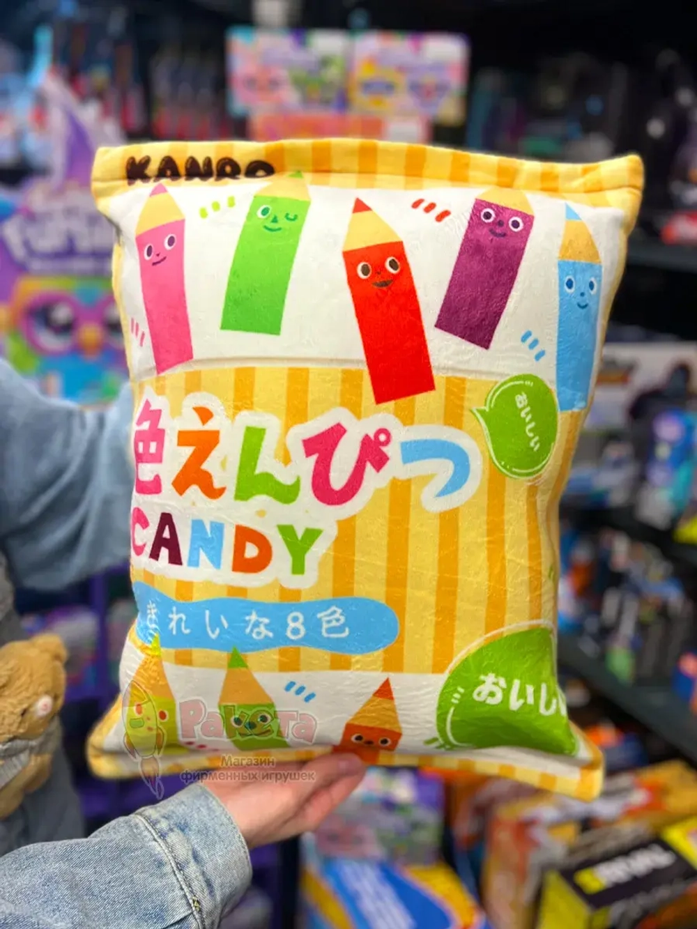 Мягкая игрушка подушка Pudding Пудинг Карандаши 8 шт