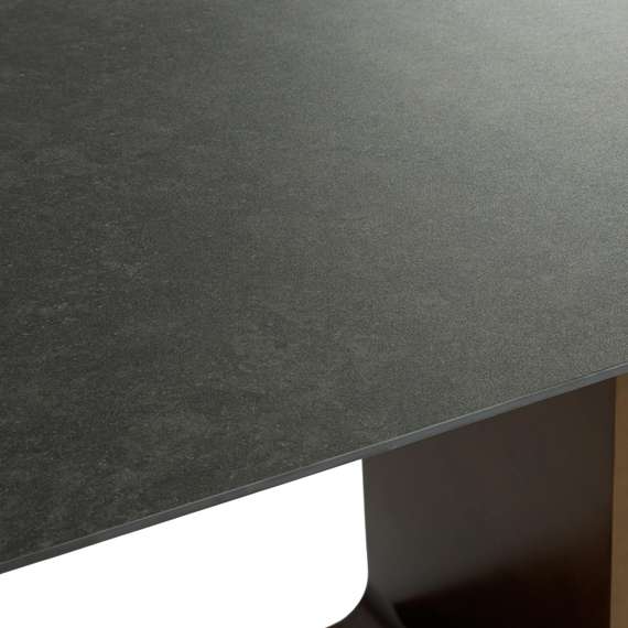 Обеденный стол Axen 200х95 см, черная керамика