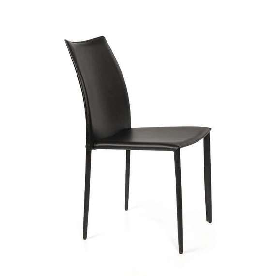 Стул Rolf черная кожа