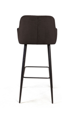 Стул барный Robert, бархат антрацит 14