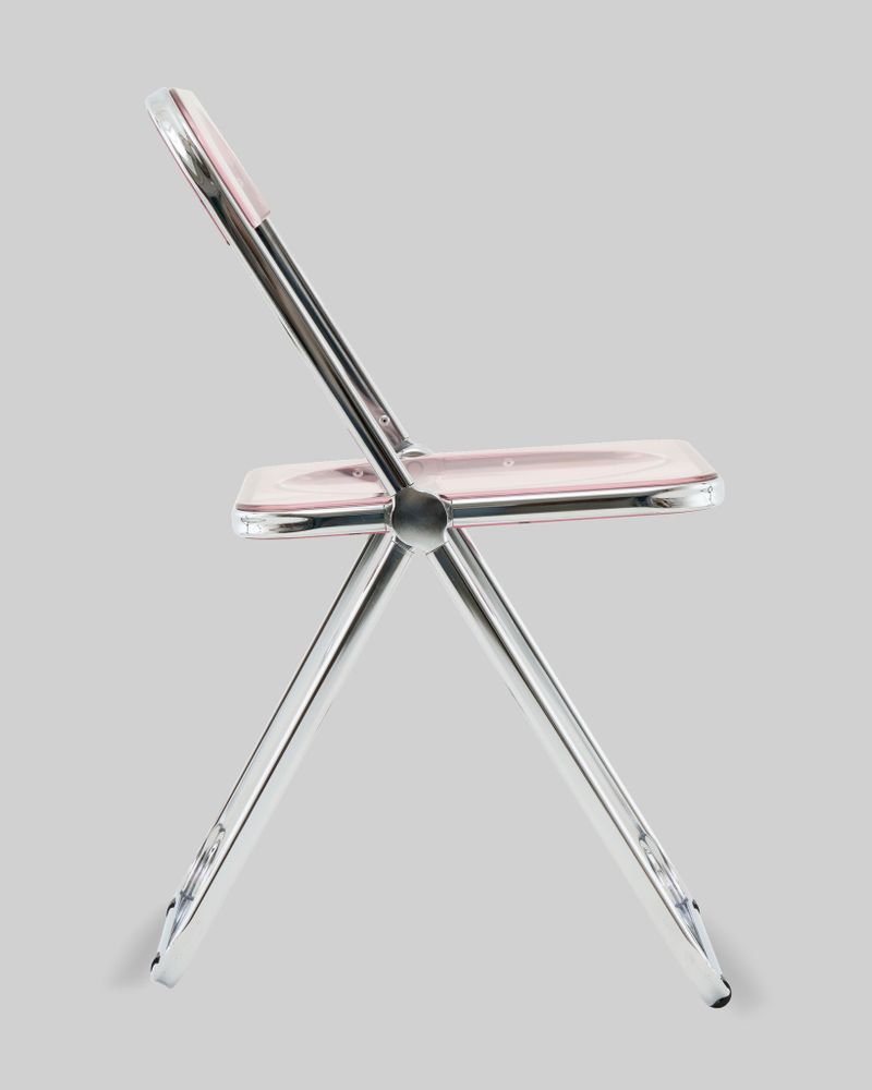 Стул Fold Pink складной розовый