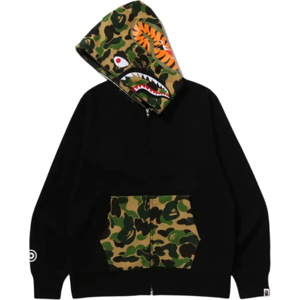A Bathing Ape Bathing Ape Ss26 Sweatshirts Cotton Moderate No Fleece Lined Zip Closure 0zxswm301151q