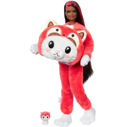 Barbie Cutie Reveal - Рыжая кукла Barbie Cat-Panda + питомец HRK23 / артикул   HRK22 HRK23  / GTIN 194735178711