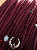 Войлочные дреды с тупым кончиком