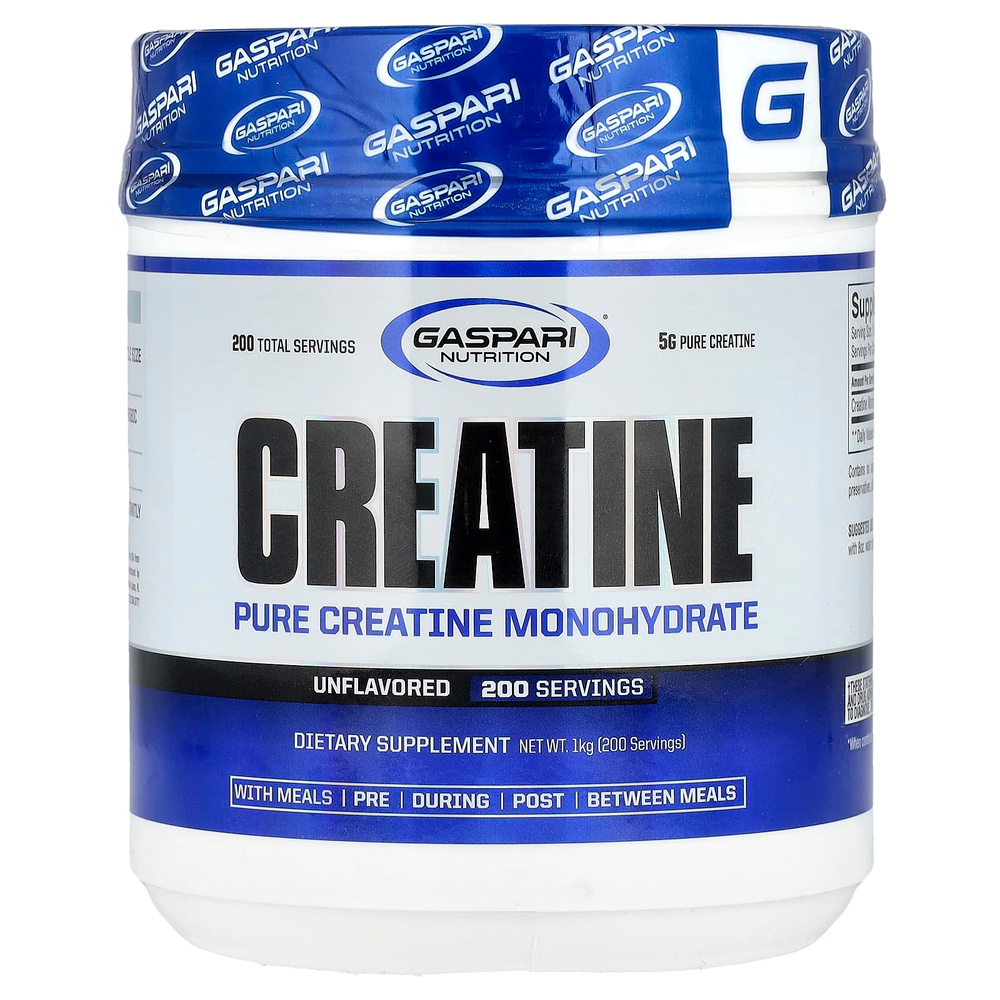 Gaspari Nutrition, Креатин, без добавок, 1 кг