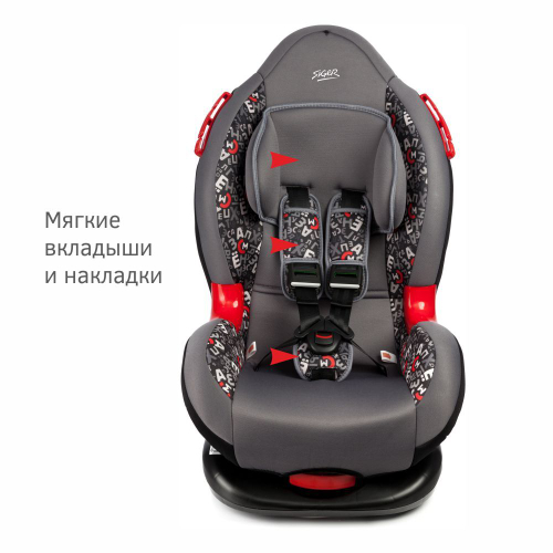 яяАвтокресло детское ( 9-36кг) Siger алфавит