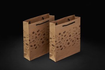 Пакет крафт со шнурком 22х19х6 (в*ш*г)