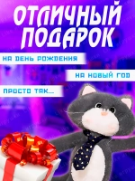 Мягкая игрушка Кот Марс в галстуке с длинными лапами 50 см