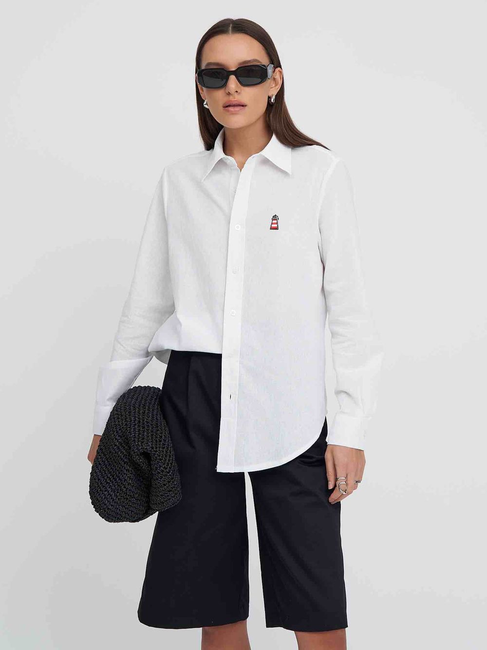 Рубашка Kefirmaykifer Тонкая белая