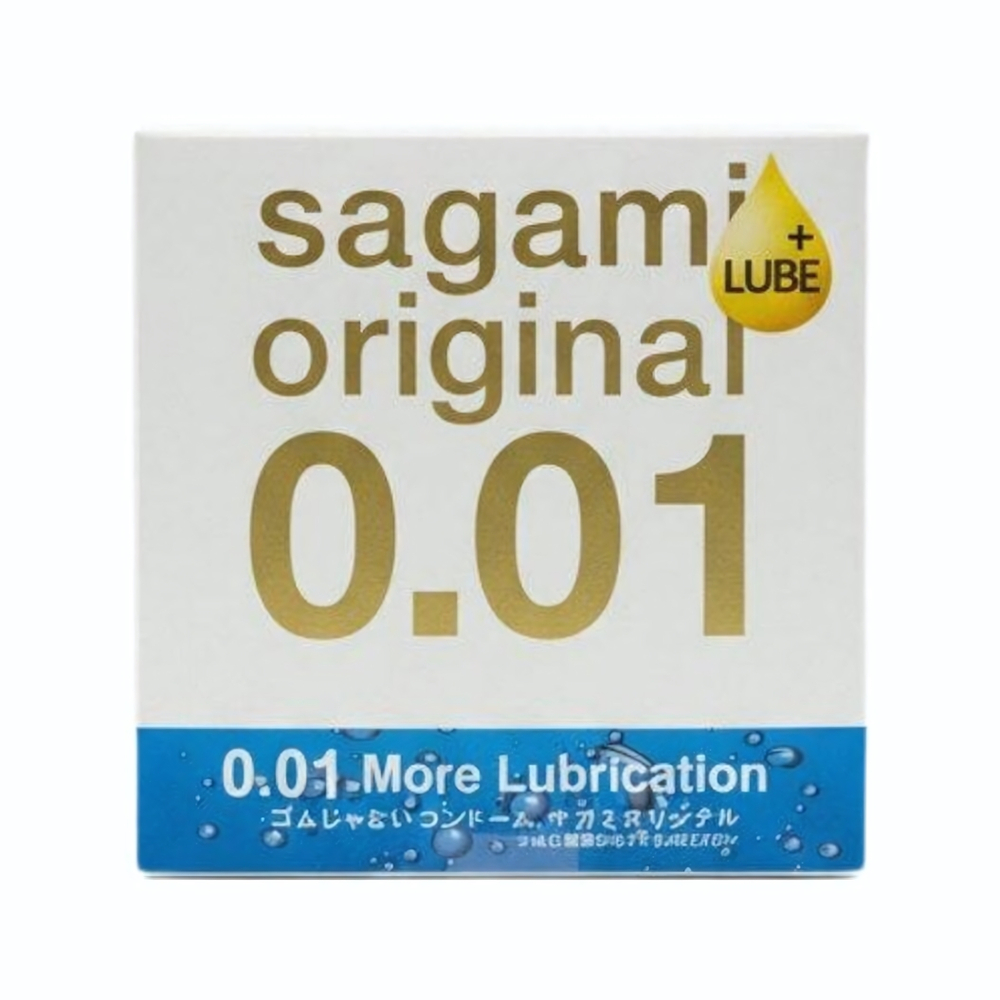 Увлажнённый презерватив Sagami Original 0.01 Extra Lub - 1 шт.
