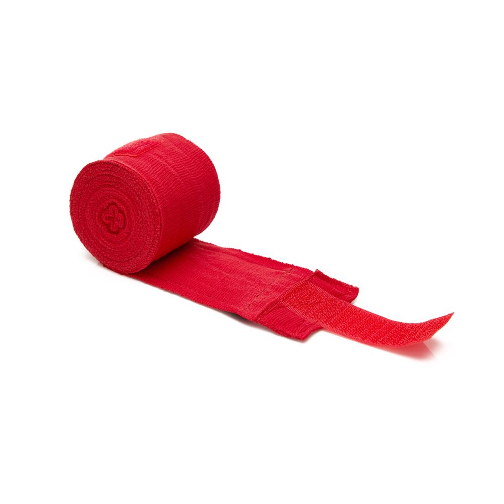 Бинт боксерский TORRES, PRL619016R, дл. 2,5 м, шир. 5 см, 1 пара, хлопок, красный