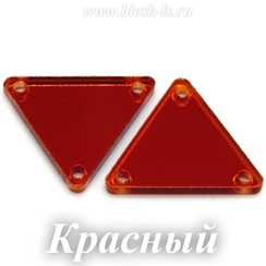 Пришивное акриловое зеркало #12, Красный #12