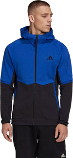 Толстовка Adidas M D4GMDY FZHD синий