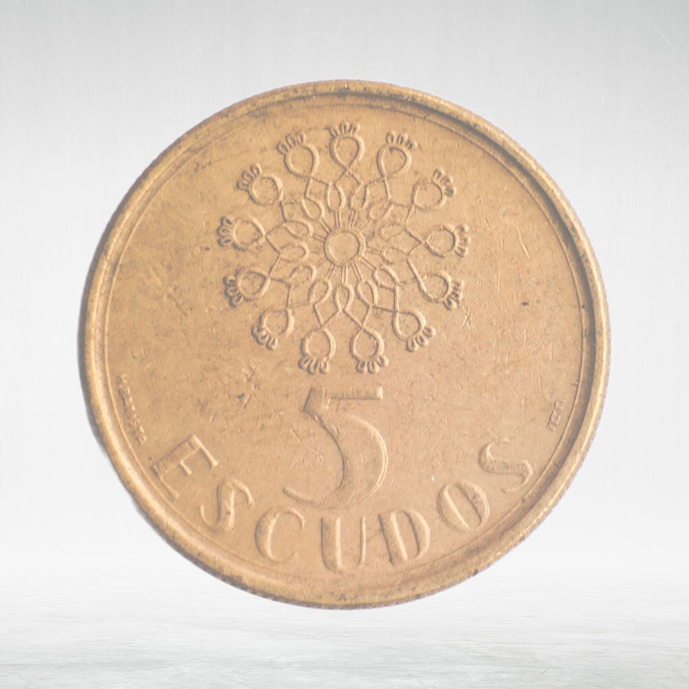 Portugal, 5 Escudos, 1988, VF