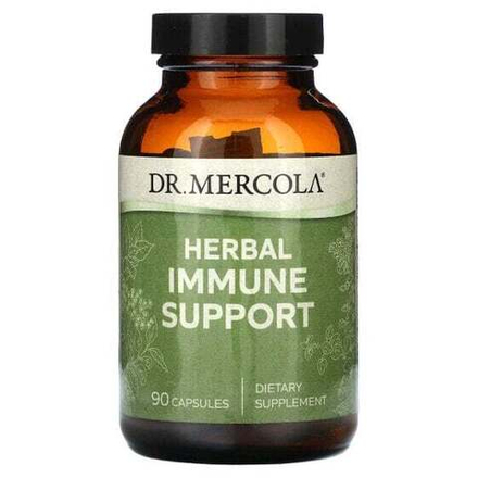 Растительные экстракты и настойки Dr. Mercola, Травяная поддержка иммунитета, 90 капсул