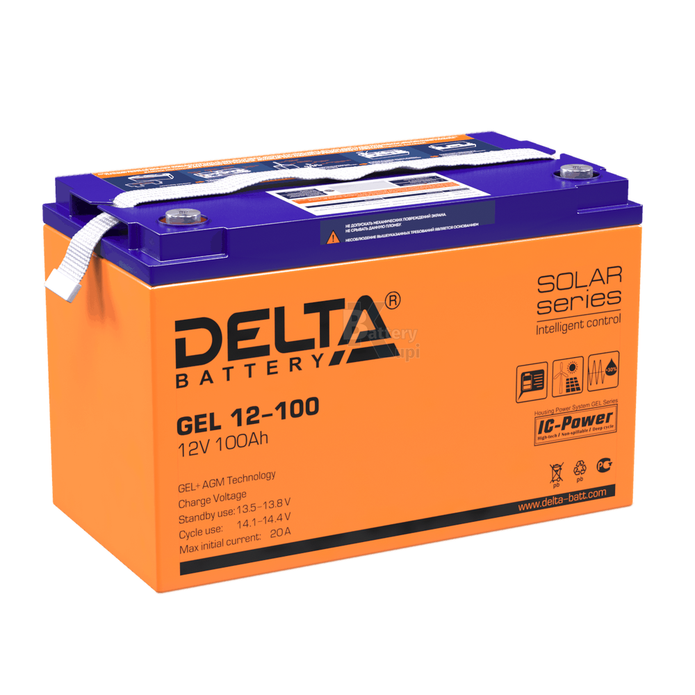 Аккумулятор Delta GEL 12-100 (AGM+GEL)