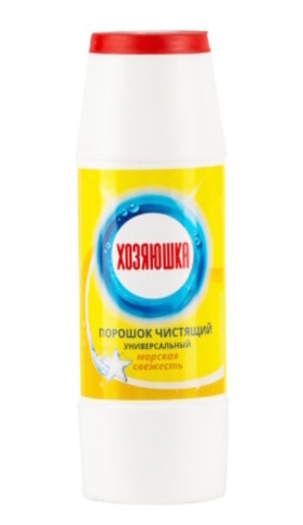 Чистящий порошок "Хозяюшка" Морская свежесть универсальный 450г. Sellwin PRO