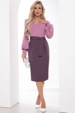 Платье "Безупречный силуэт" (лиловое) П8371 LT Collection