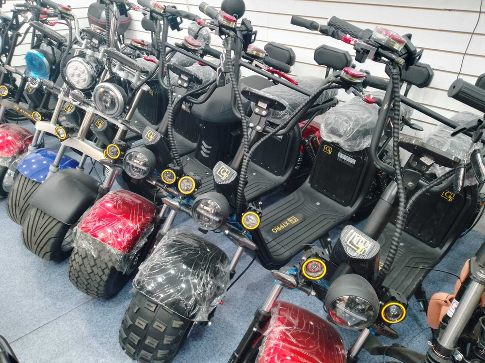 Электроскутер CITY COCO TRIKE GT X12 Grand, трицикл, 3000 Вт, красный, 60В, 20Ач