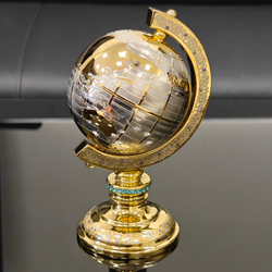 Глобус сувенирный "Золотой" (Златоуст)