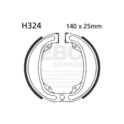 EBC plain brake shoes EBC plain brake shoes