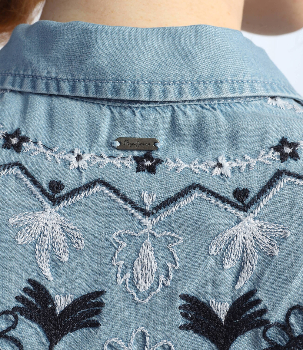 платье Pepe Jeans London - голубой(PL953060)