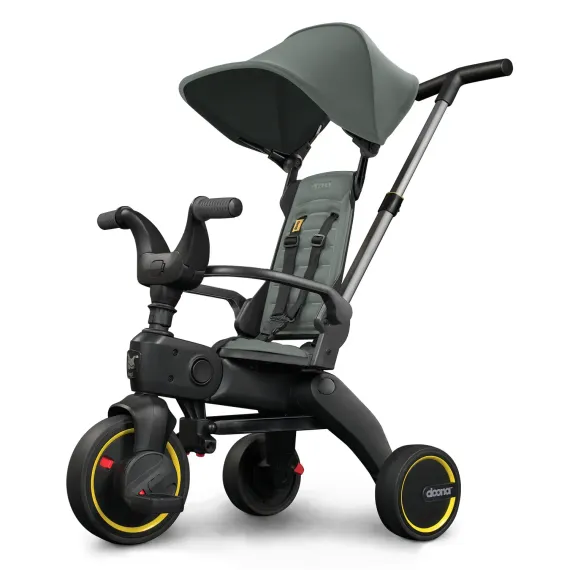Складной трехколесный велосипед Doona Liki Trike S1, Forest Grey