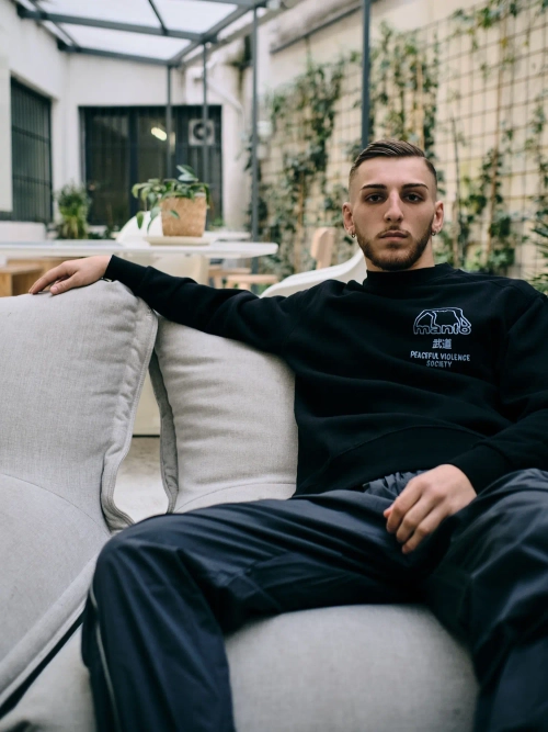 Свитшот MANTO SOCIETY чёрный