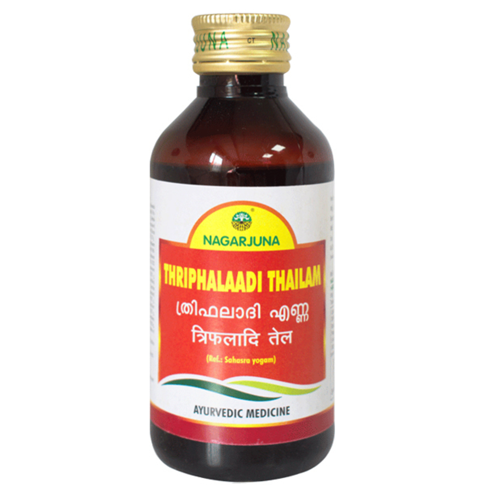 Трифалади Нагарджуна (Thriphalaadi Thailam Nagarjuna), 200 мл