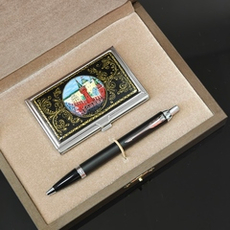 Набор "Москва" №1 визитница персональная, ручка