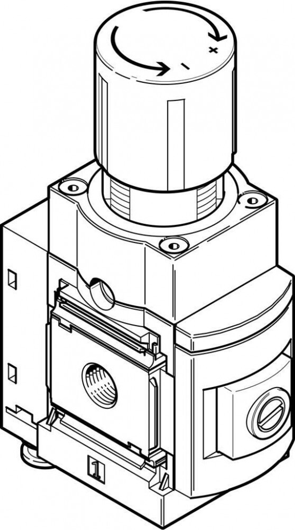 MS6-LRPB-1/2-D2-A8-BD Прецизионный регулятор давления