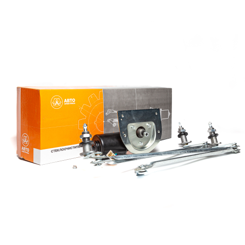 Привод стеклоочистителя, КамАЗ, в сборе с трапецией, 24 В