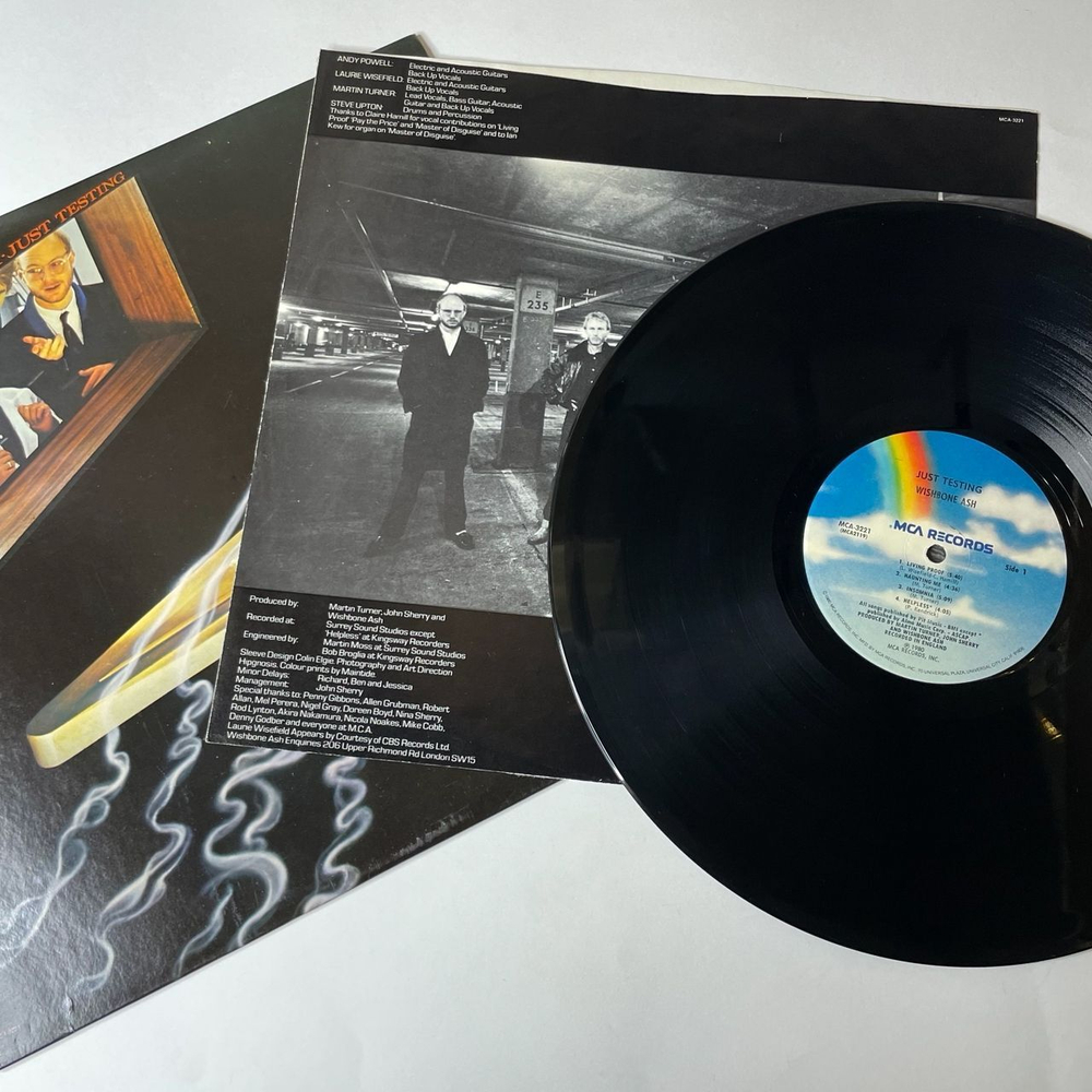 Винтажная виниловая пластинка LP Wishbone Ash Just Testing (USA 1980)