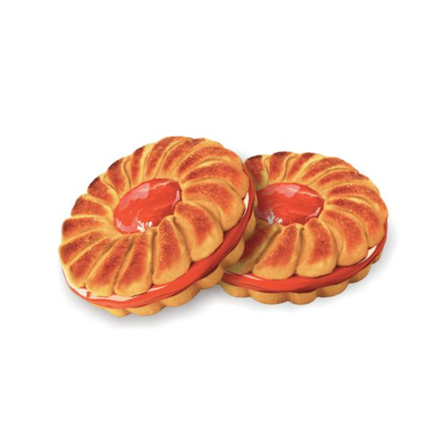 Печенье Внучка с клубничным вареньем Слобода вес