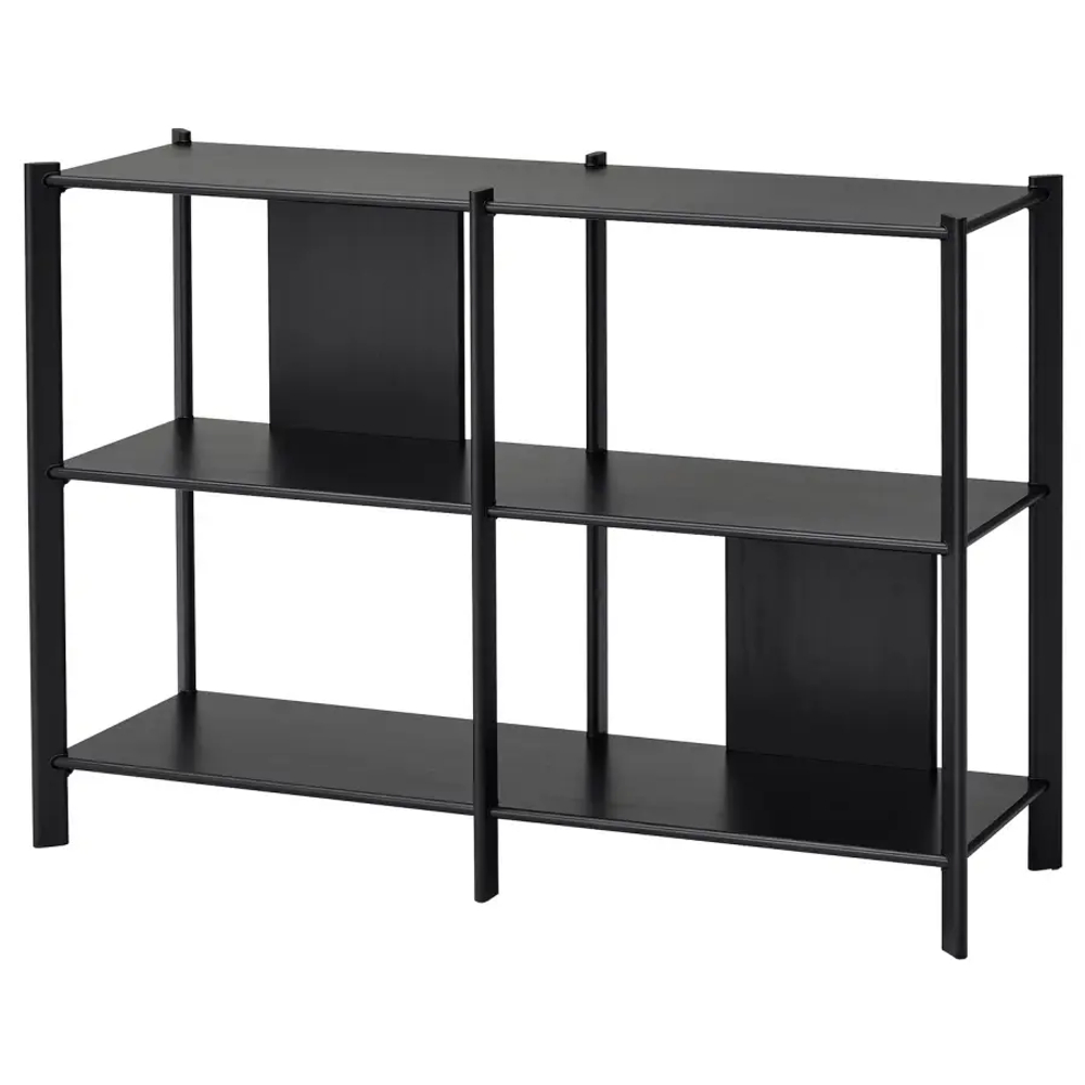 Стеллаж - IKEA JÄTTESTA/JATTESTA, 120х40х85 см, черный, ЙЕТТЕСТА ИКЕА