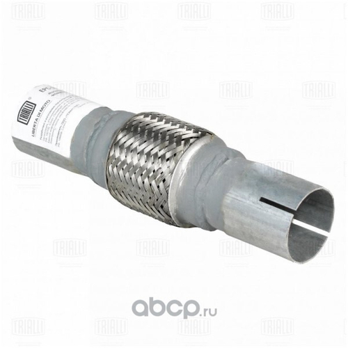 Соединитель труб под хомут с виброкомпенсатором 50x100x250 нерж. (TRIALLI)