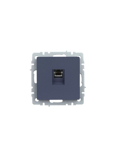 Розетка компьютерная СП RJ45 кат.5E BRITE РК10-БрМ механизм маренго IEK BR-K10-1-K35