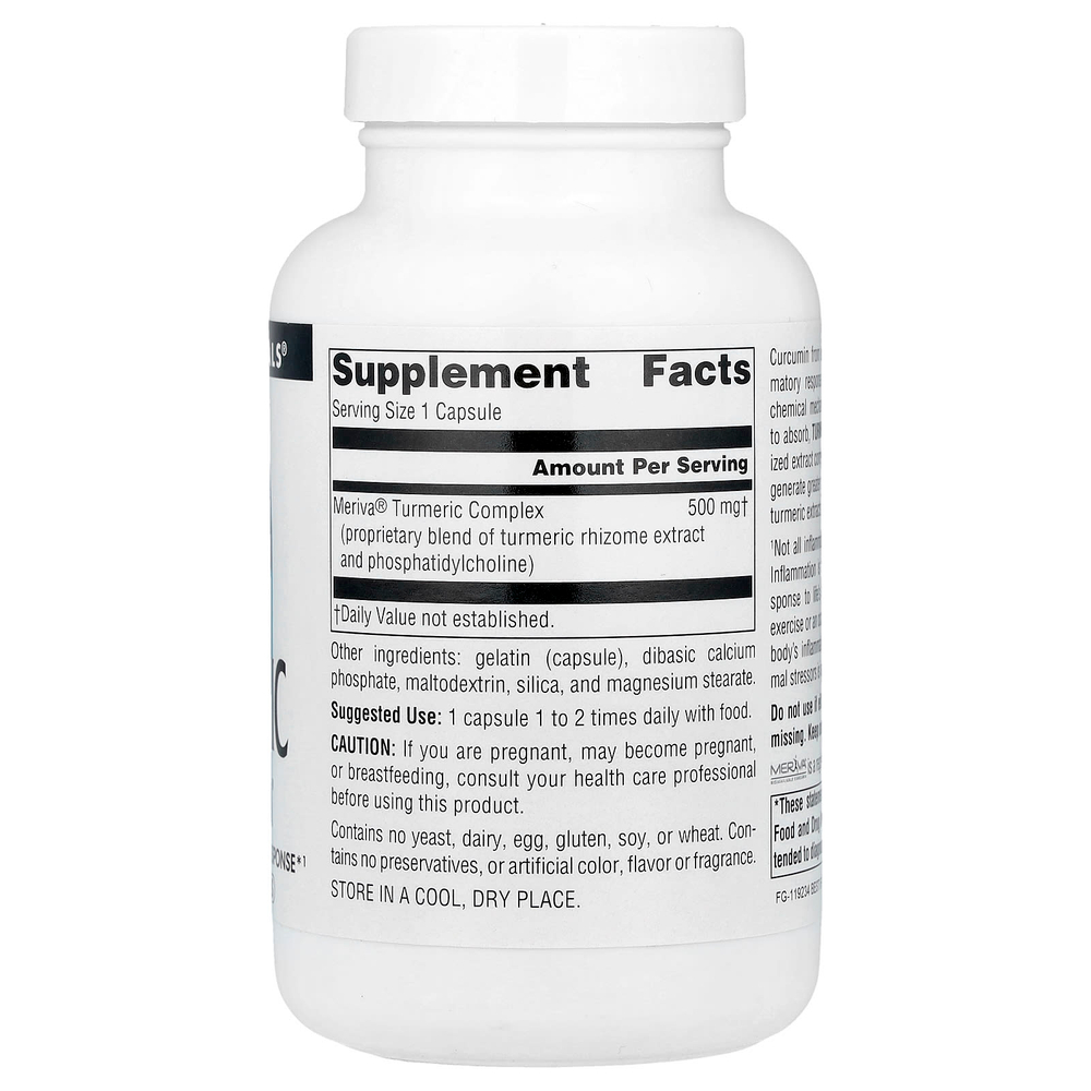 Source Naturals, куркума с Meriva®, 500 мг, 120 капсул