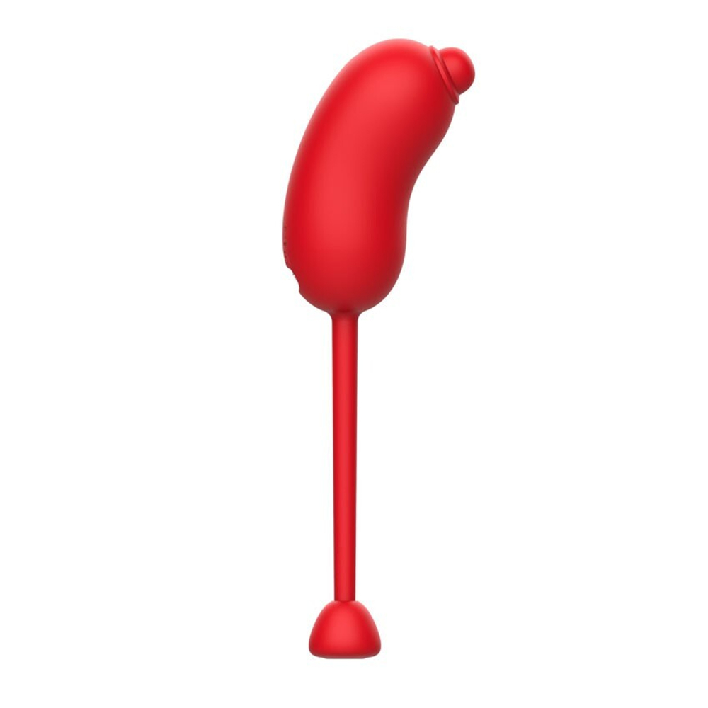 Красное виброяйцо с пультом ДУ (Цвет: красный)