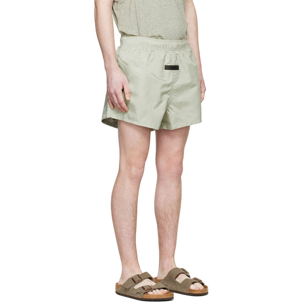 Шорты Fear of God Essentials SS22 Green Nylon Shorts Seafoam, FOG-SS22-751